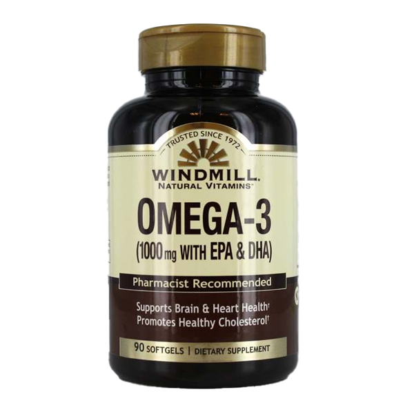 WINDMILL OMEGA 3 EPA + DHA 1000MG 90 SOFTGELS