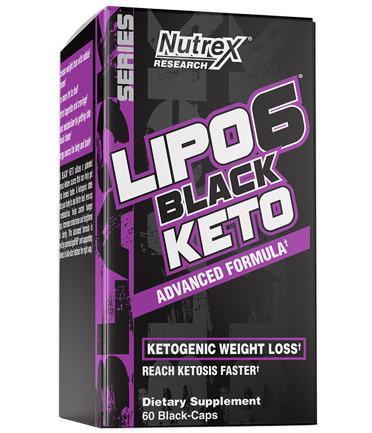 NUTREX LIPO 6 BLACK KETO 60 CT