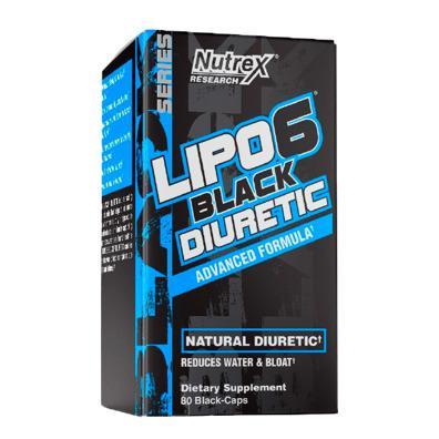 NUTREX LIPO 6 BLACK DIURETIC 80TABS