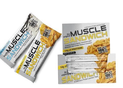 MUSCLE SANDWICH BARS THE ORIGINAL