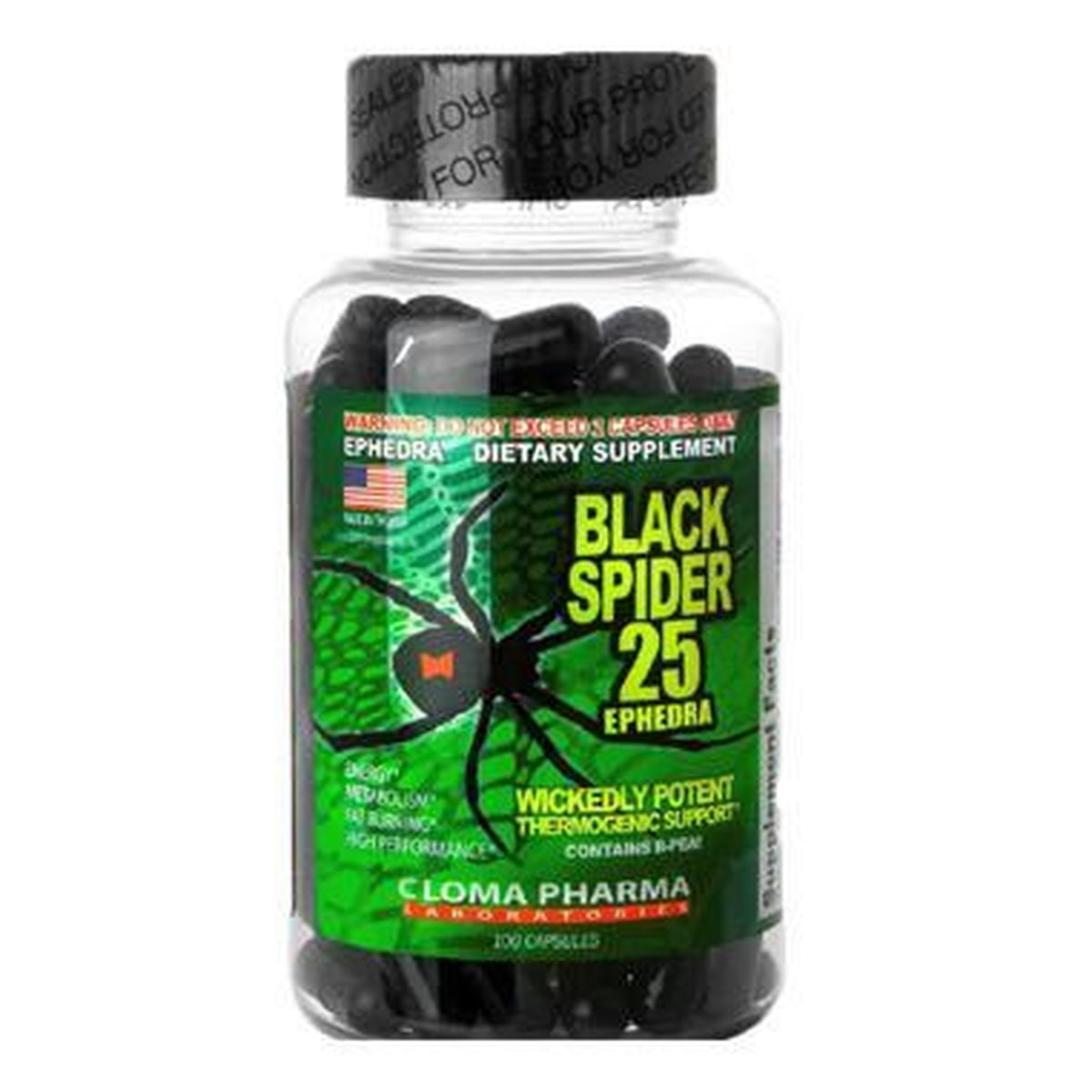 Cloma pharma black spider