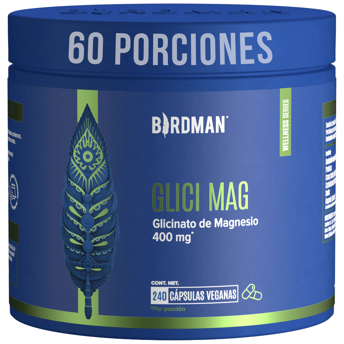 Birdman glicinato de magnesio  
