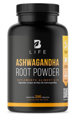 Cargar imagen en el visor de galería, BE LIFE Raíz de Ashwagandha 200 Caps 500 mg
