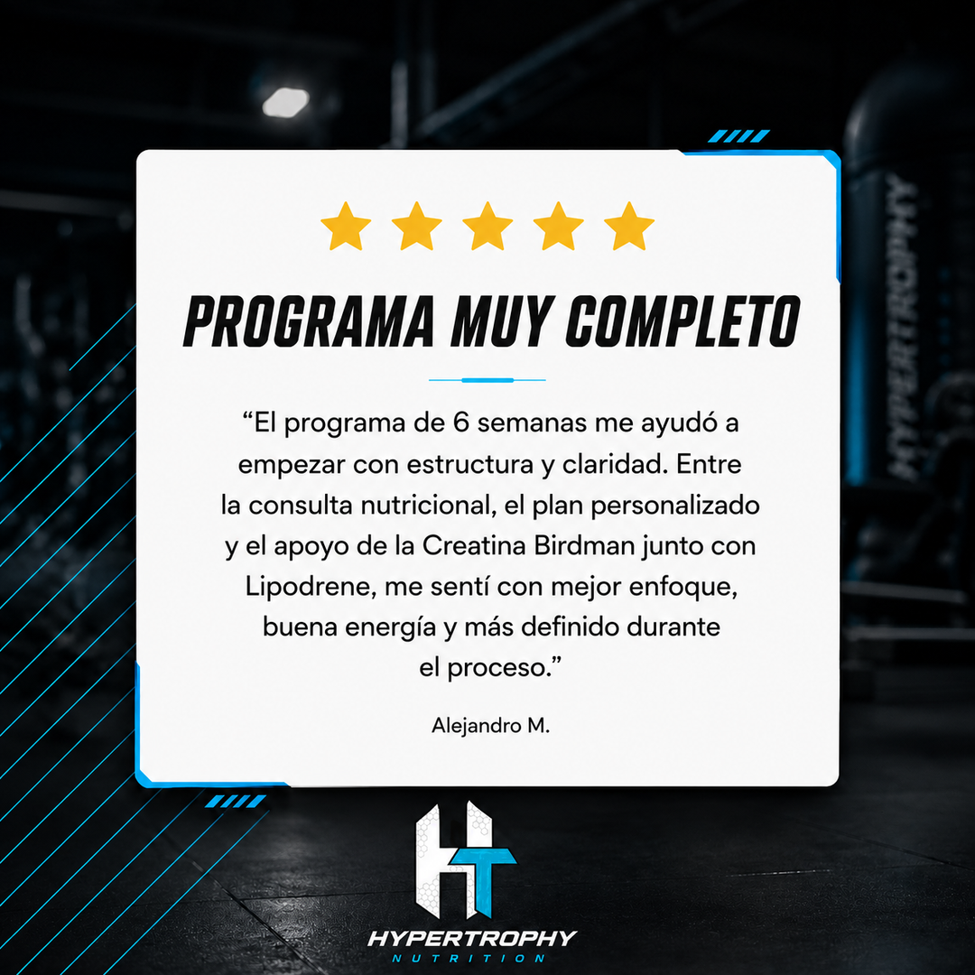 Programa Transformación Verano 6 Semanas | Nutrición, Entrenamiento y Suplementación